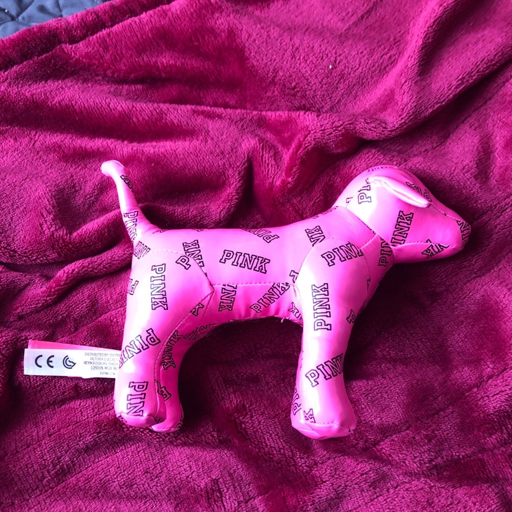 pink dog decoration